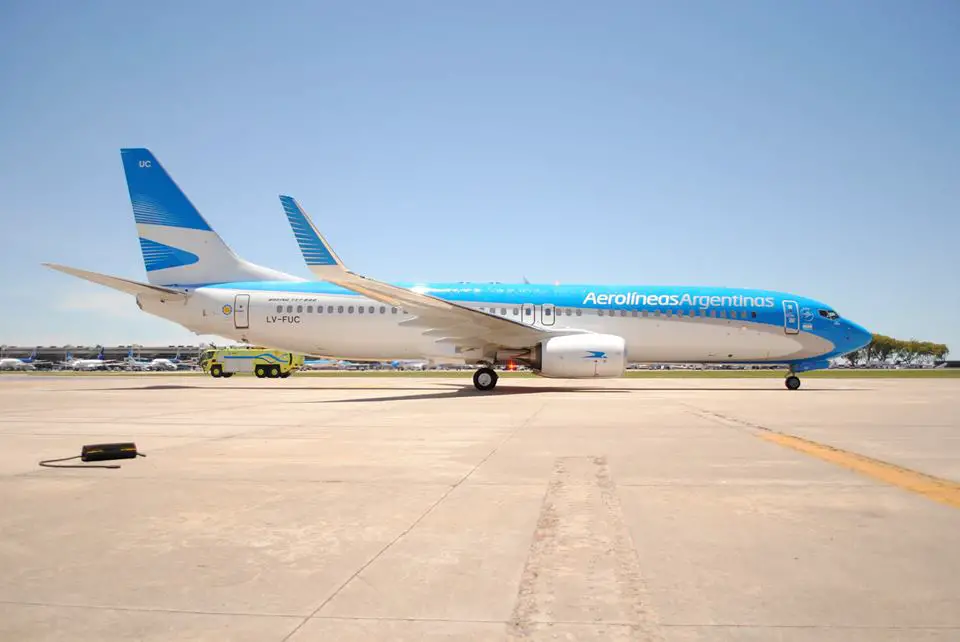 Fuente de la foto: Facebook Aerolíneas Argentinas