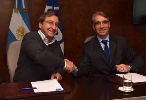 Juan Pedro Irigoin (YPF) y Carlos Alfonsi (YPF)