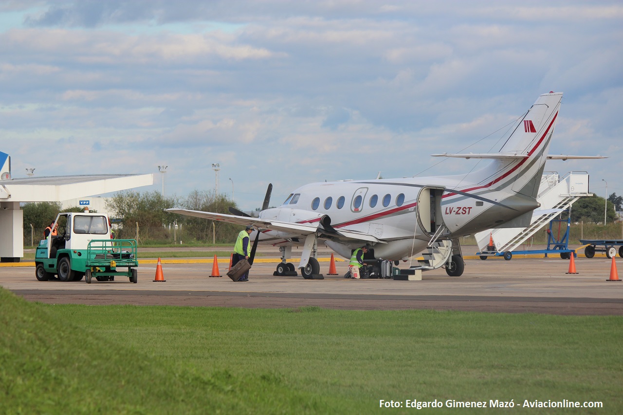 Último vuelo regular entre Resistencia y Córdoba, 24/05/2013. Jetstream 32 LV-ZST de Macair Jet