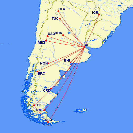 map LATAM Arg