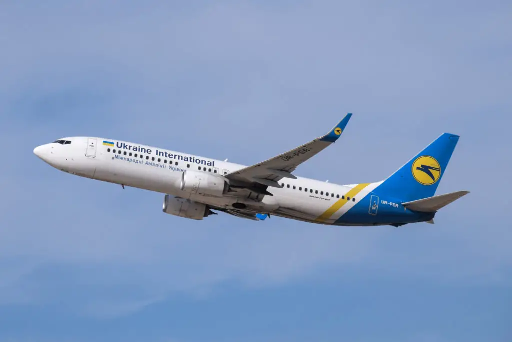 Boeing 737-800 UR-PSR de Ukraine International Airlines