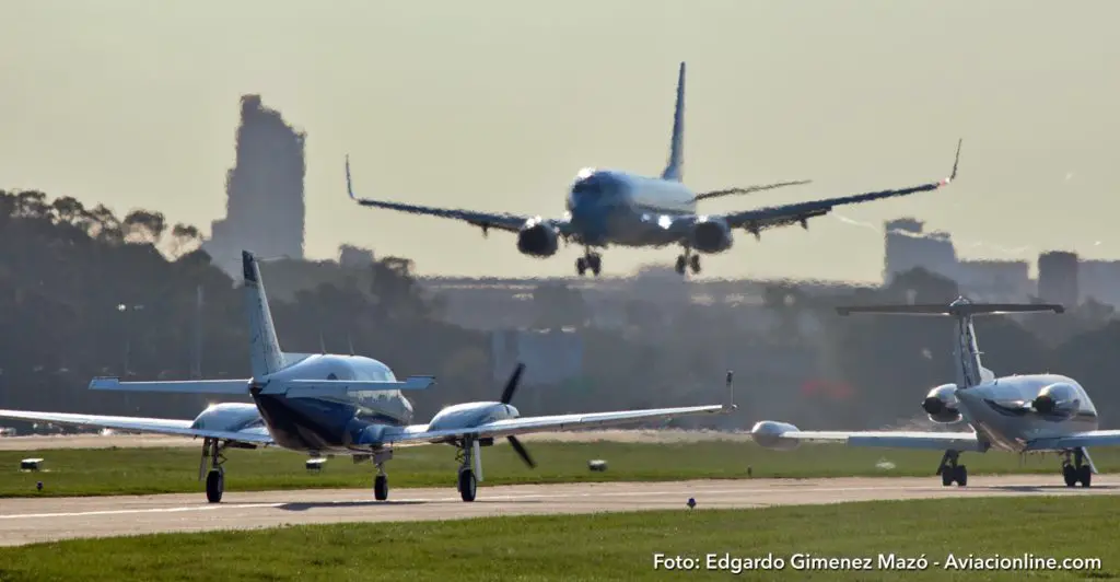 aeroparque aterrizaje aviones aviación general