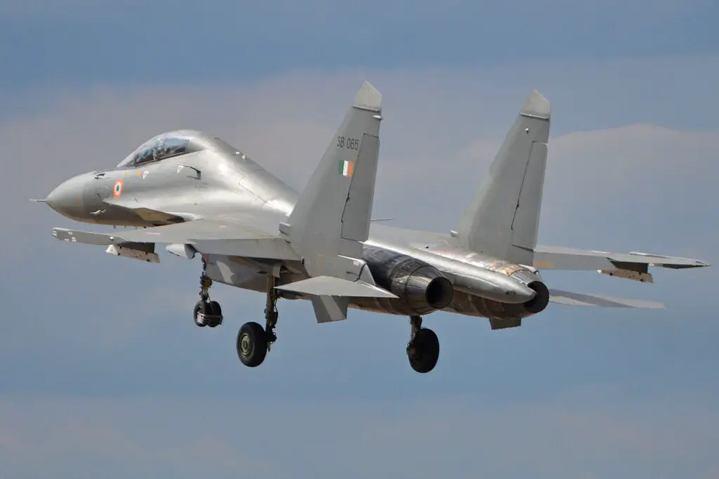 Su-30MKI for air combat training with JASDF