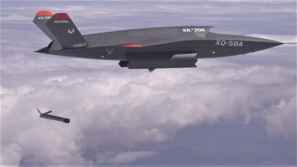 Kratos XQ-58A Valkyrie aeronaves no tripuladas