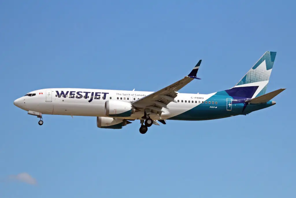 WestJet Boeing 737 MAX 8