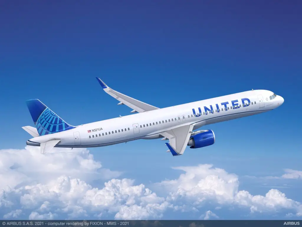 United Airlines AIrbus A321neo