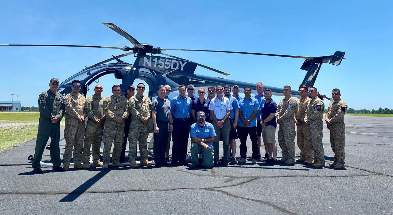 The United States donates twelve MD530F helicopters to the Salvadoran Air Force