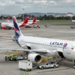 LATA Colombia Airbus A320 CC-BAS Combustible