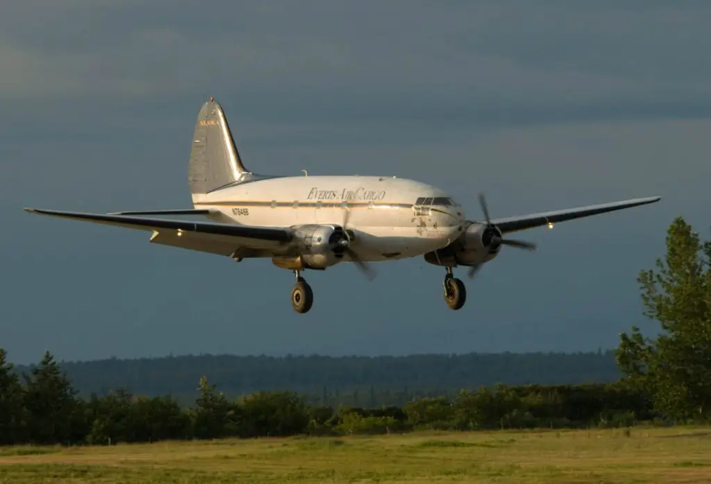 Everts Air Cargo Curtiss Whrigt C-46. Foto: Everts Air Cargo