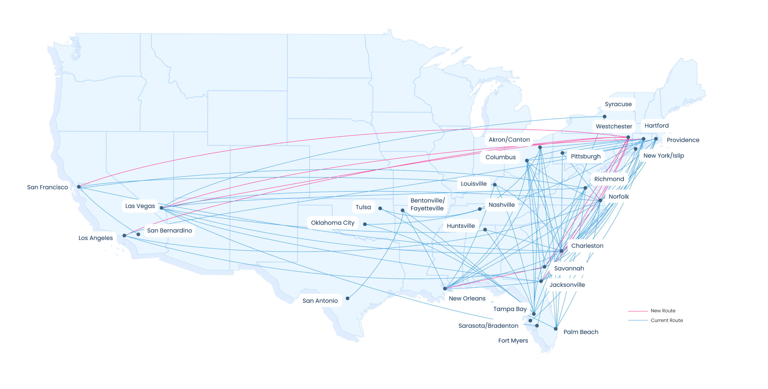 New York Breeze Airways Adds 7 Nonstop Routes from Westchester