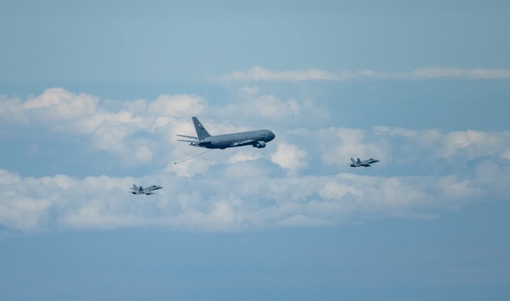 KC-46A Pegasus EF-18 EdA