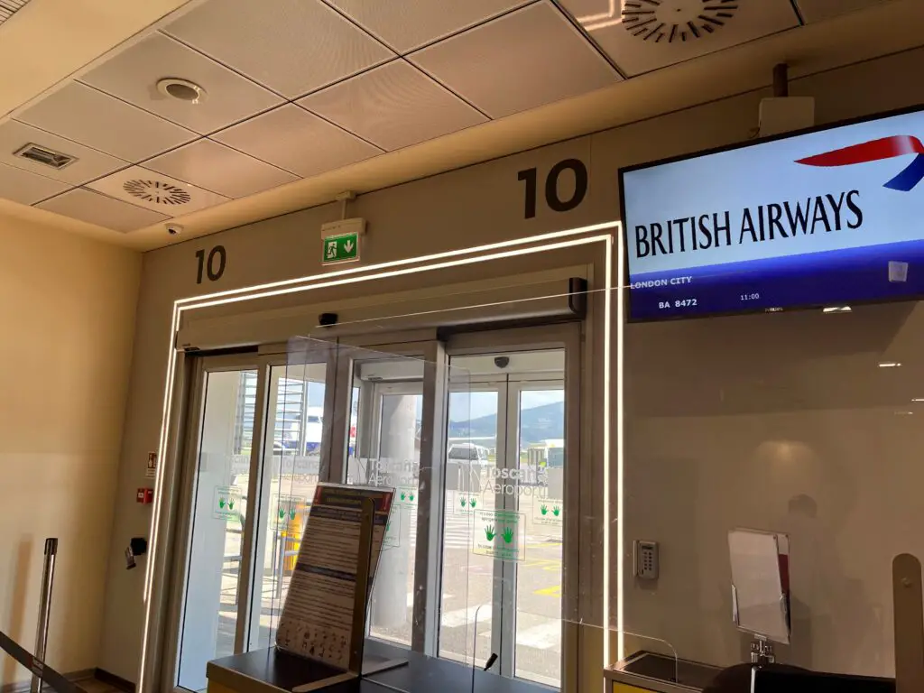 British Airways Florence/Firenze/Florencia Airport/Aeropuerto (FLR)