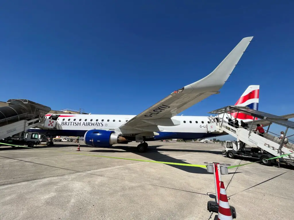 G-LCYU British Airways (BA CityFlyer) Embraer 190 Florencia/Florence Aeropuerto/Airport (FLR)