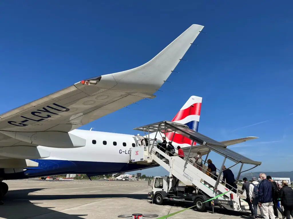 G-LCYU British Airways (BA CityFlyer) Embraer 190 Florencia/Florence Aeropuerto/Airport (FLR)