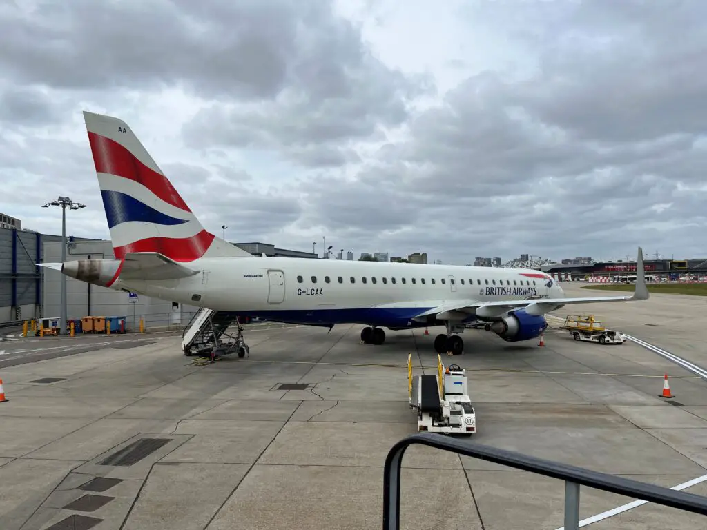 G-LCAA British Airways (BA CityFlyer) Embraer 190 London City Airport/Aeropuerto (LCY)