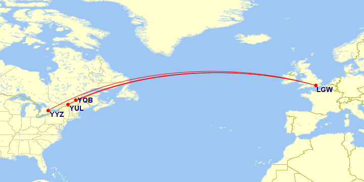 Air Transat Londres Gatwick