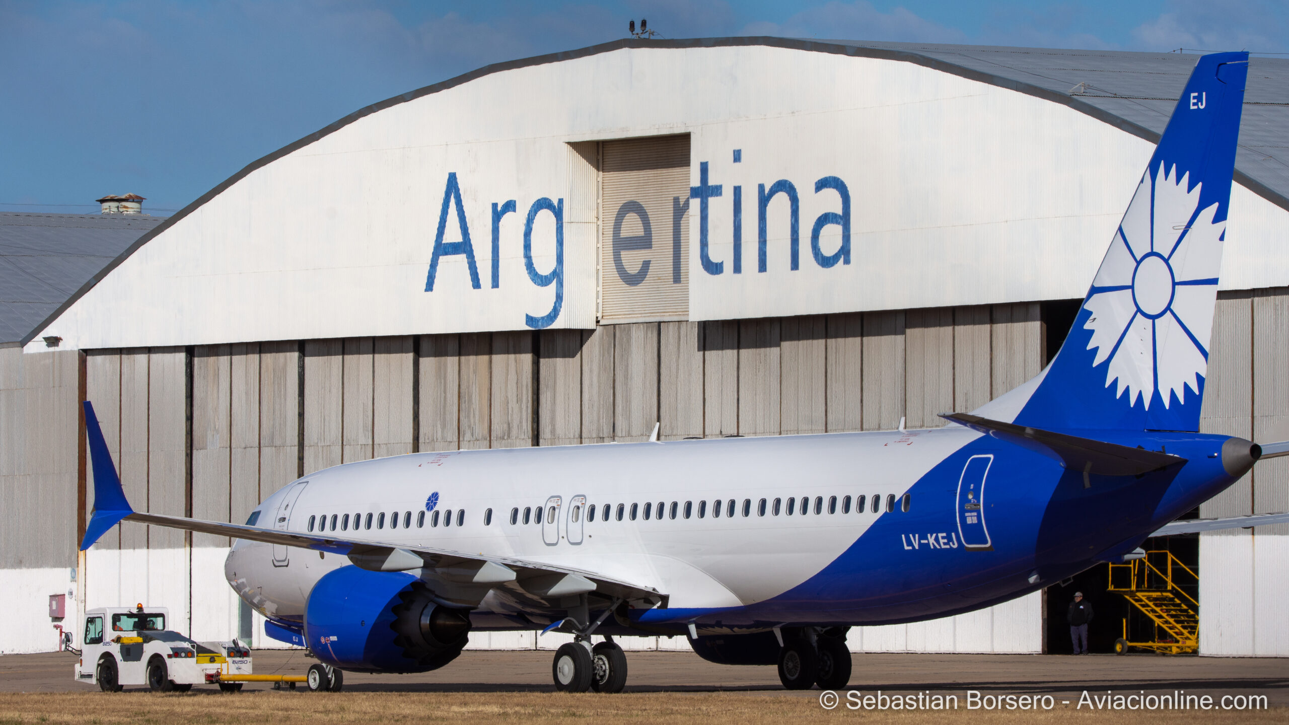 El Nuevo Boeing 737 Max 8 De Aerolíneas Argentinas Arribó A Fadea 6985