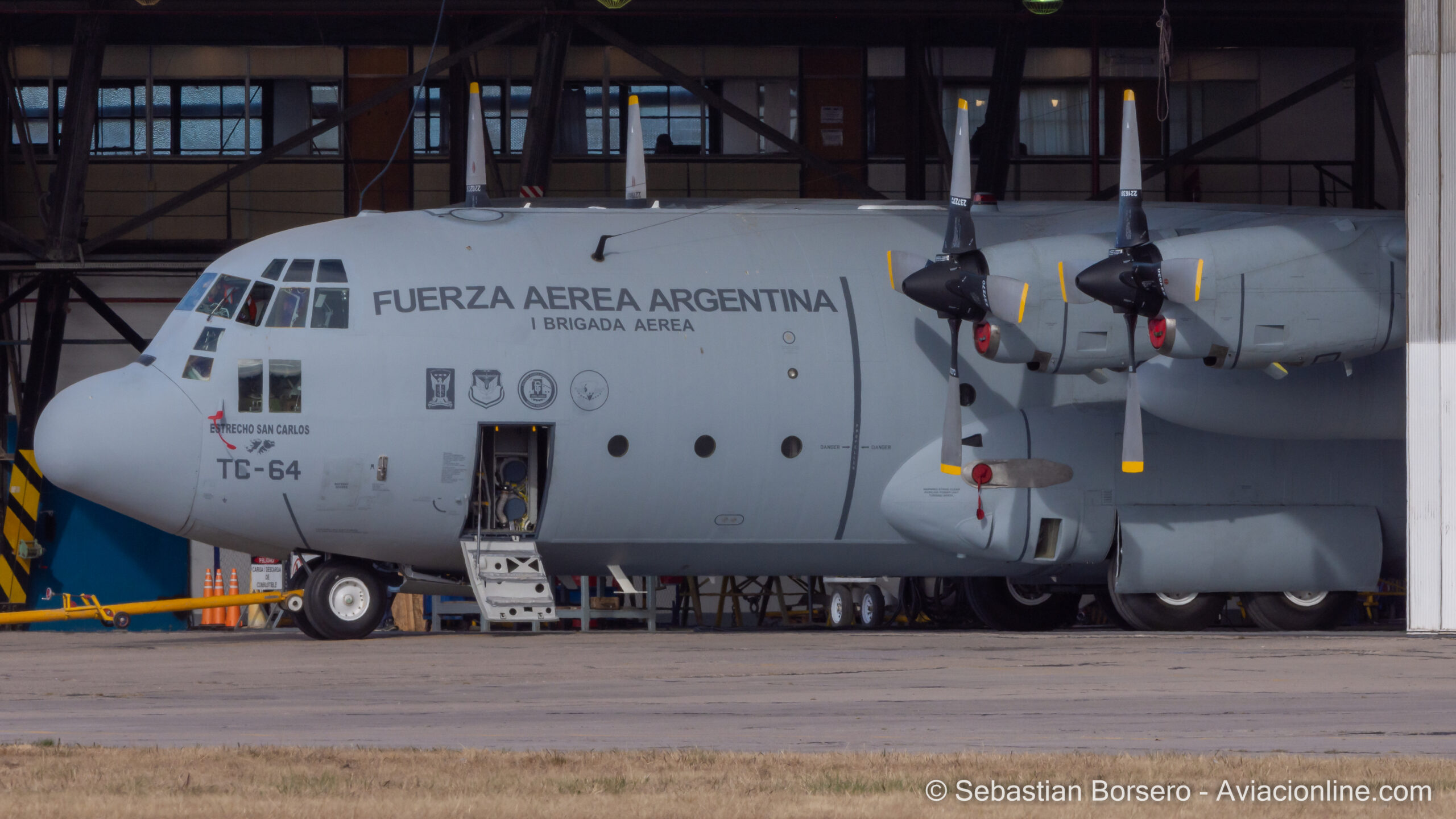 El C-130H Hercules TC-64 FAdeA