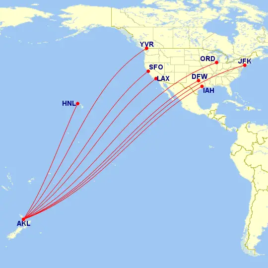 Auckland Norteamerica