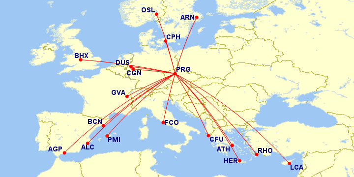 Eurowings Praga