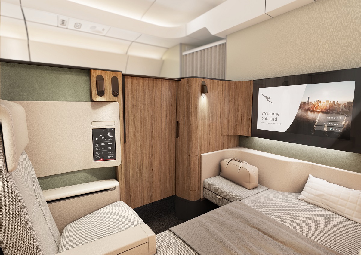 Qantas Airbus A350-1000 First Class