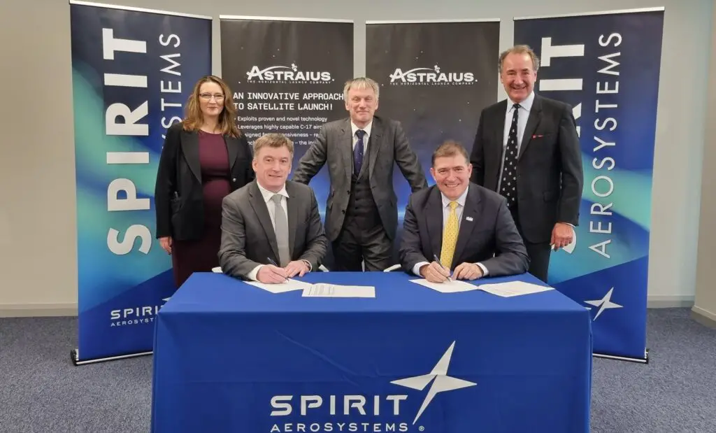 Spirit AeroSystems, Astraius Join Forces to Boost UK Launch Ambitions