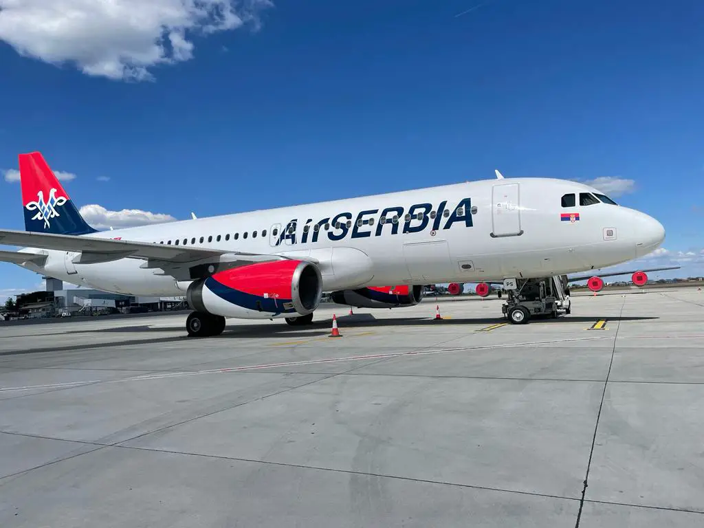 Nuevo A320 de Air Serbia