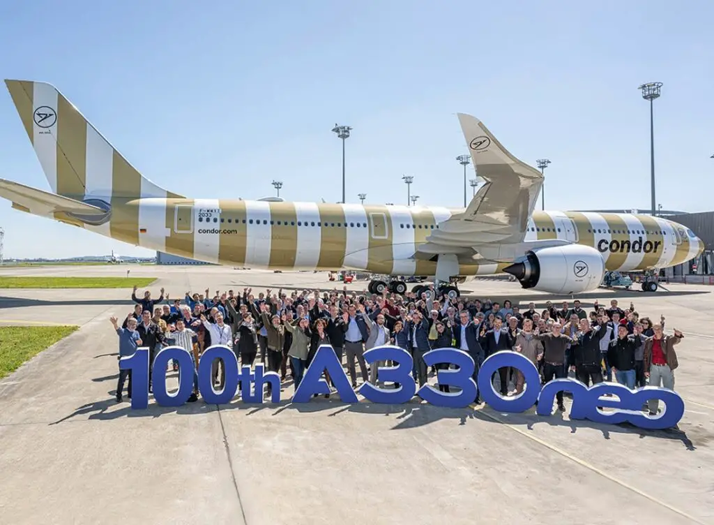 Condor recibió el Airbus A330neo número 100