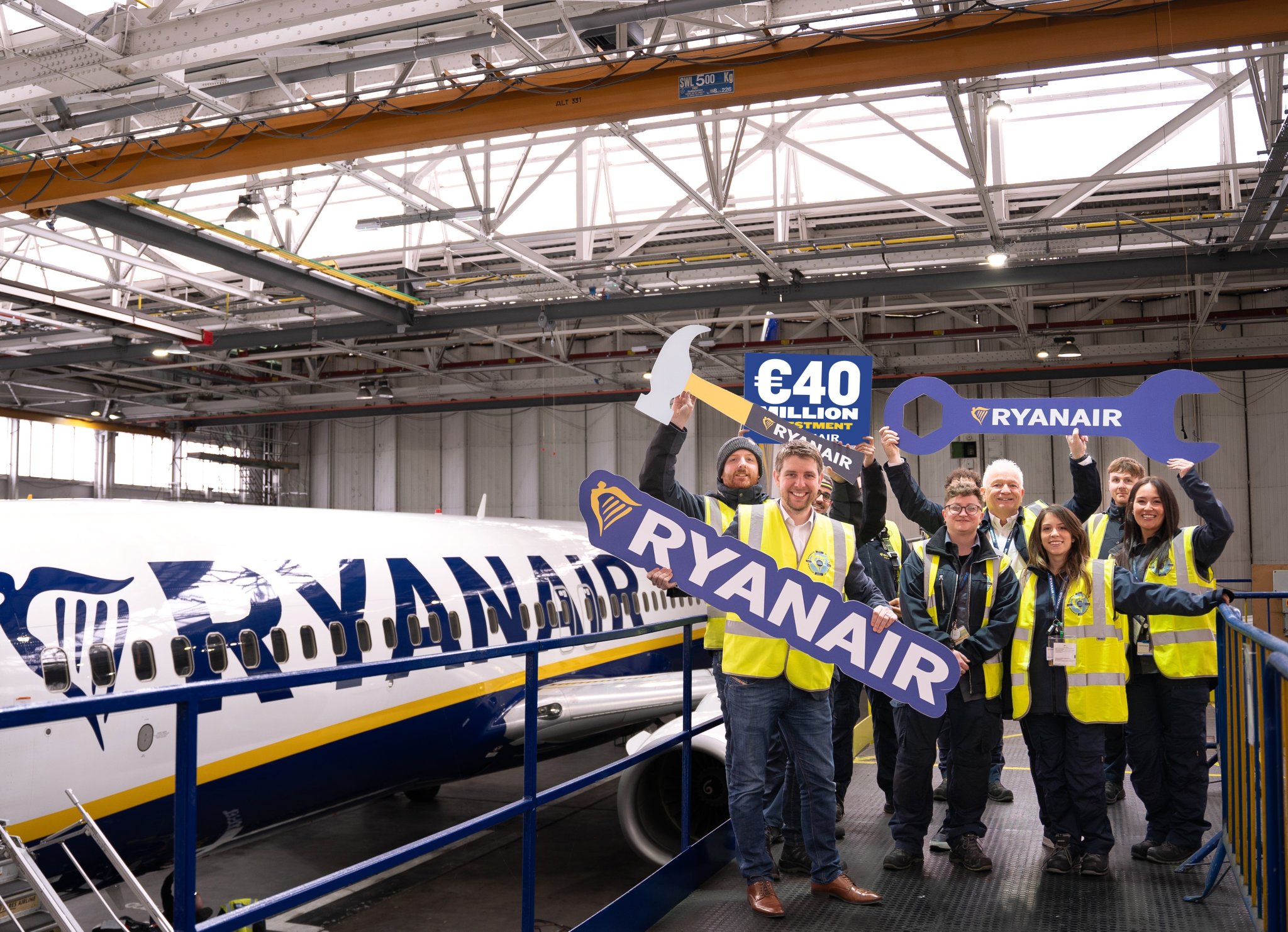 Nuevo hangar de Ryanair en Dublín