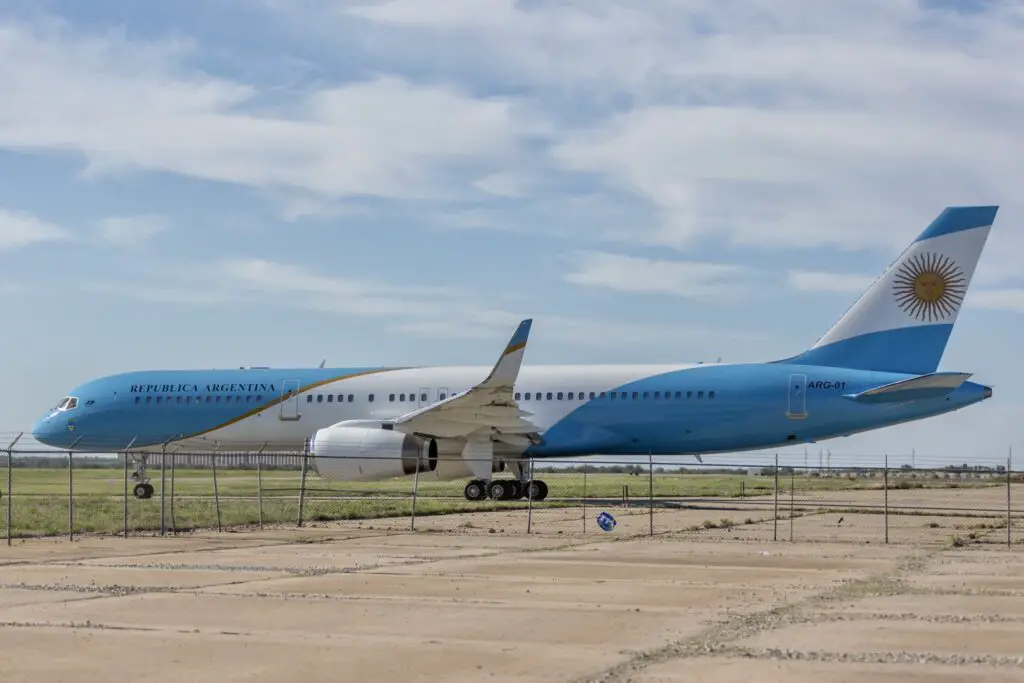 Argentina's Presidential Plane ARG 01 (Photo: Tanner Colvin / @tcksphoto)