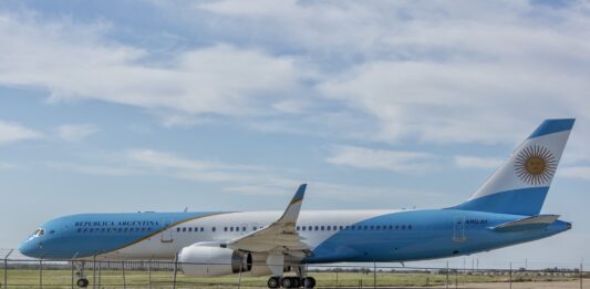 Argentina's Presidential Plane ARG 01 (Photo: Tanner Colvin / @tcksphoto)