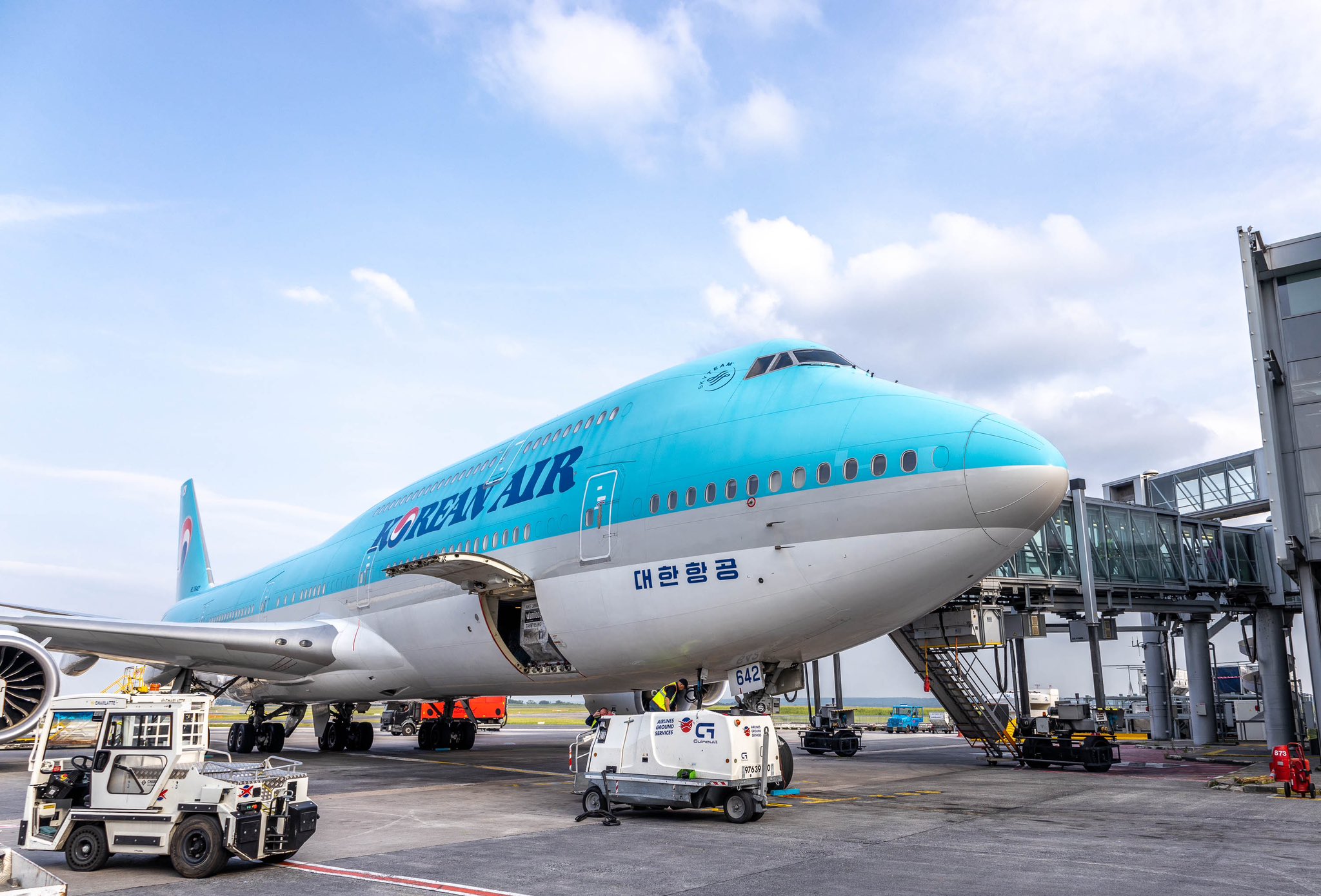 Korean Air Boeing 747-8i para Aviones del Juicio Final