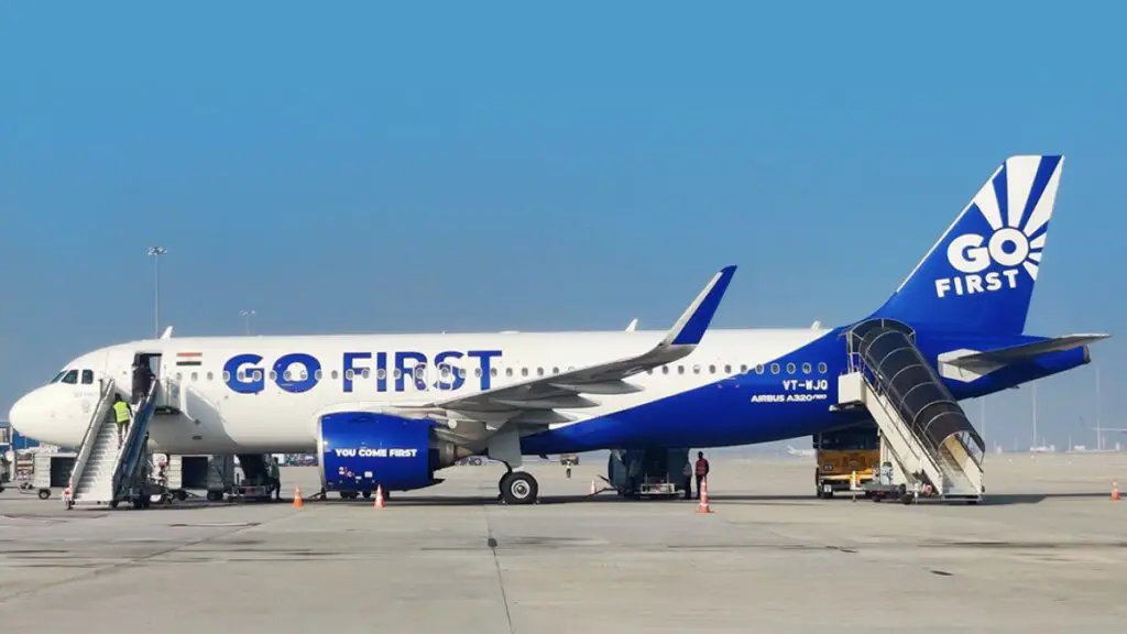 Go First Airbus A320neo. Crédito: Facebook Go First.