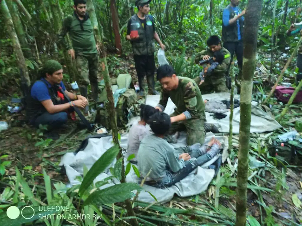 Niños perdidos selva colombia