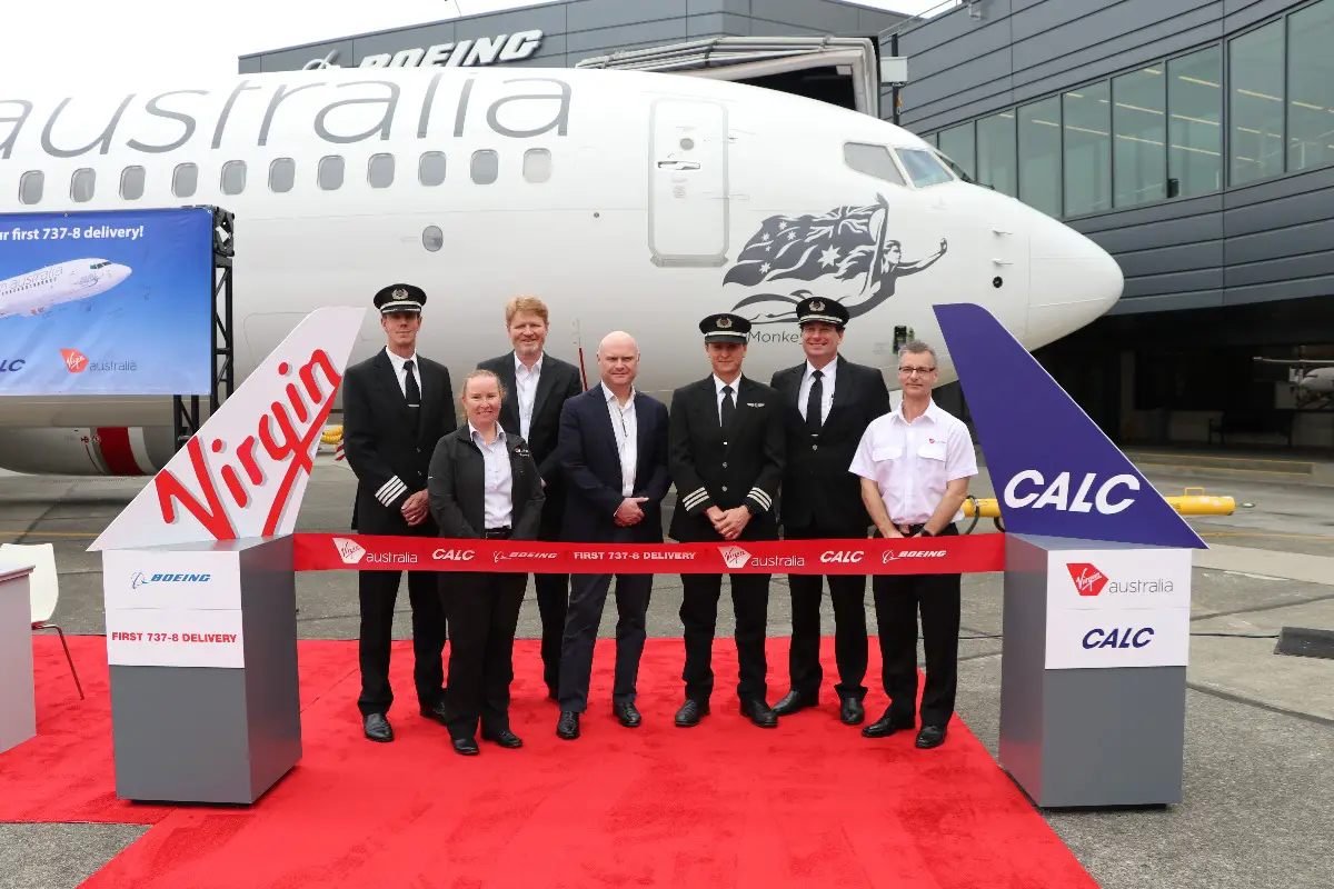 Virgin Australia First Boeing 737 MAX 8