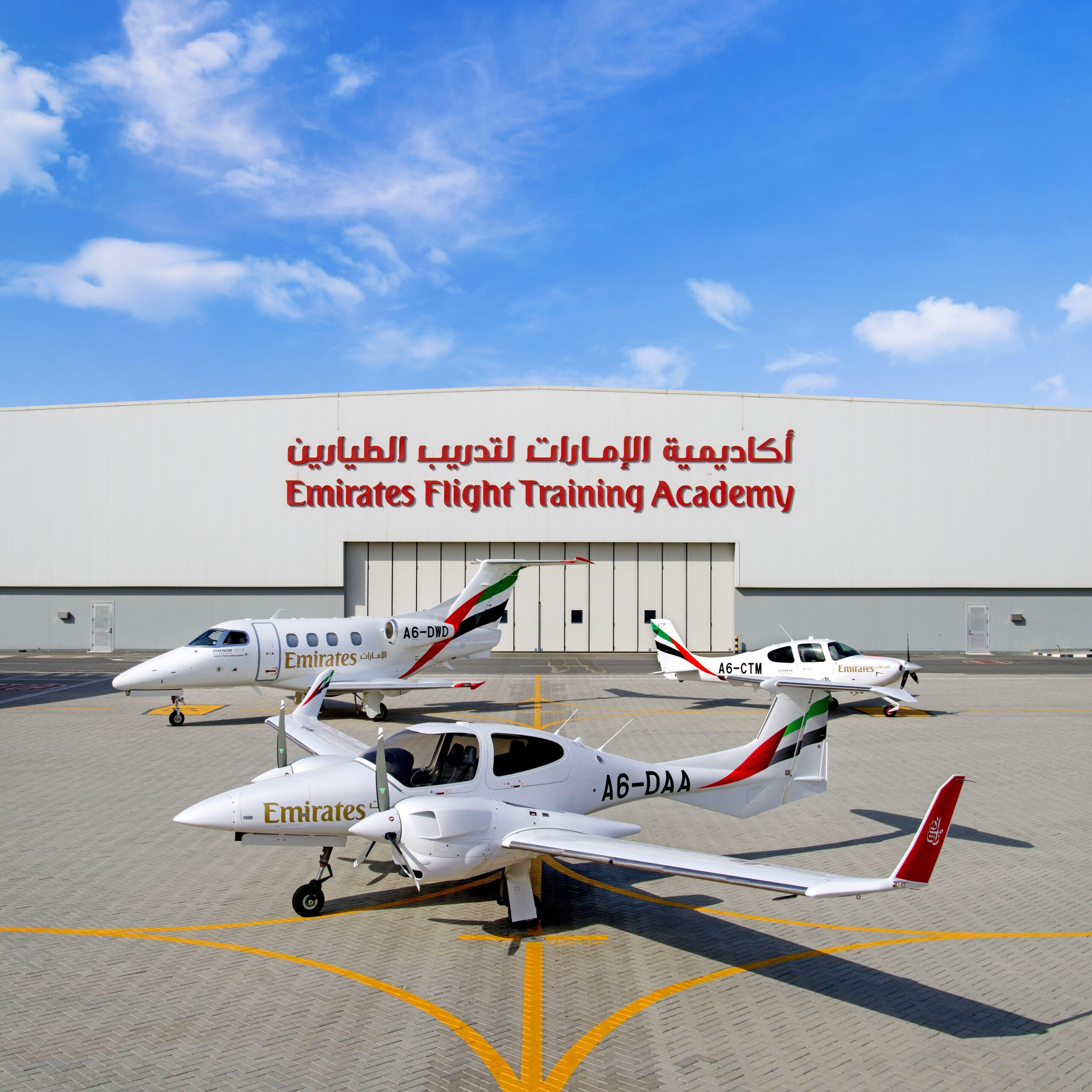 Emirates Flight Training Academy incorpora aviones Diamond DA42-VI a su programa de formación de cadetes