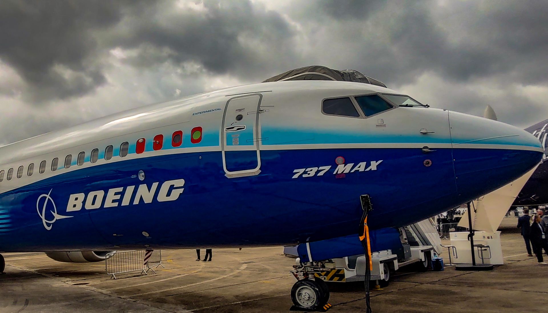 Boeing 737-10 en el Salón Aéreo de París 2023 