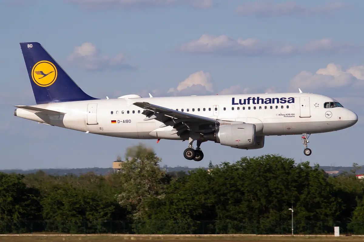 Lufthansa - Airbus A319 - D-AIBD - Budapest Ferenc Liszt Airport (BUD), Hungary