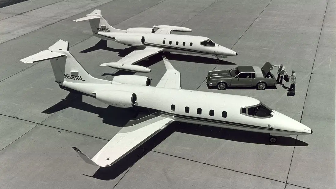 Learjet 55. Foto: Archivo: Alan Nanni