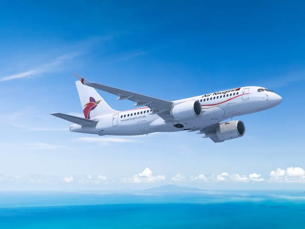 Air Niugini Airbus A220 render