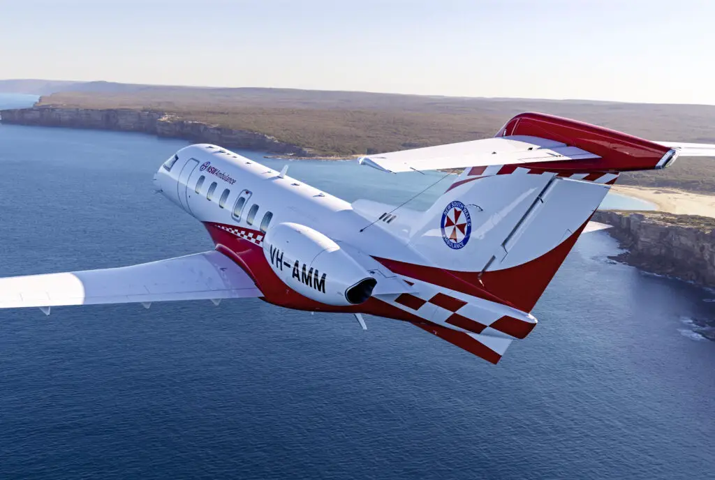 Pilatus PC-24. Foto: New South Wales Ambulance