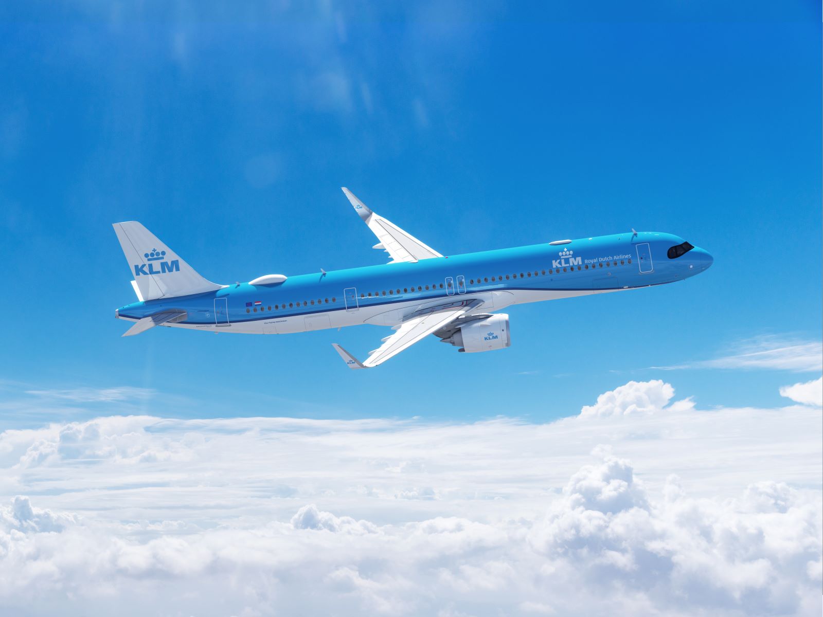 KLM Airbus a321neo new livery