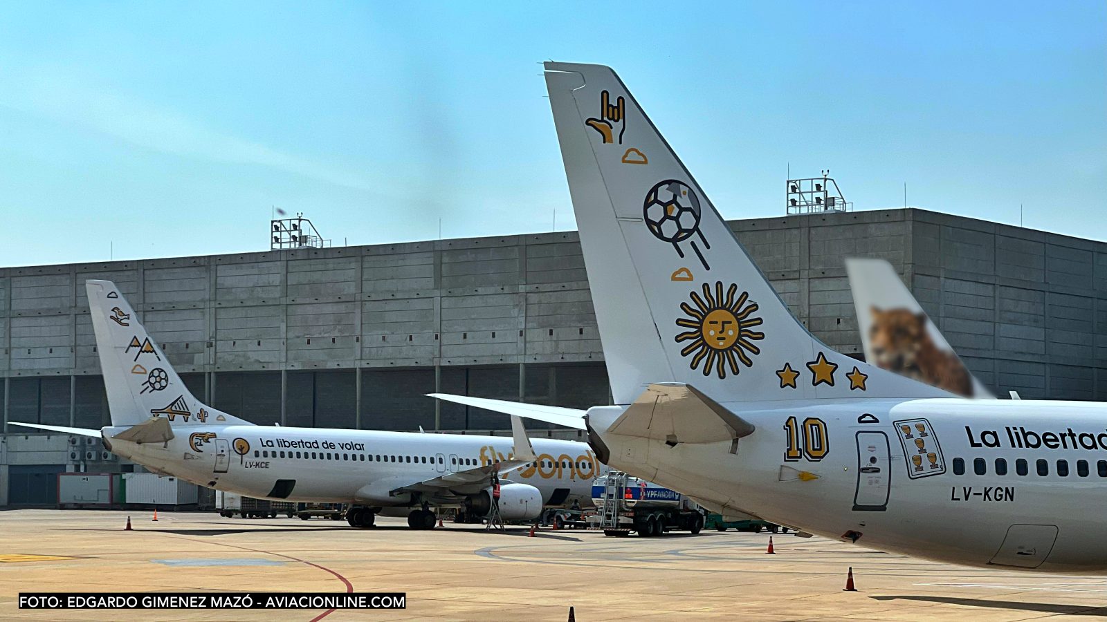 Boeing 737-800 de Flybondi en Aeroparque