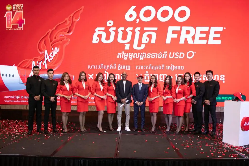 Lanzamiento de AirAsia Camboya