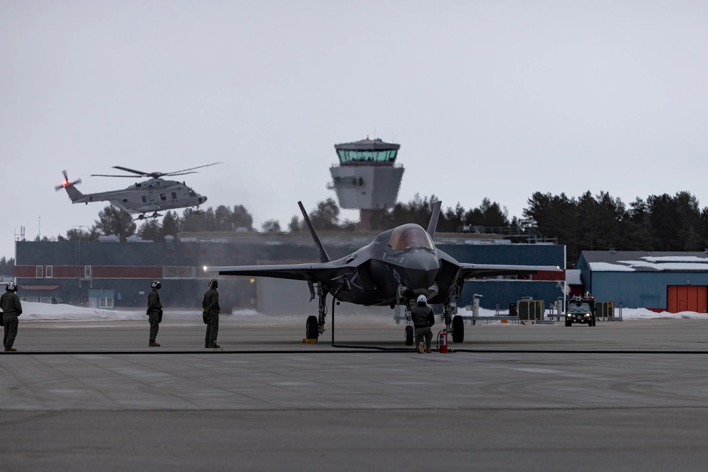 F-35 en Suecia por primera vez