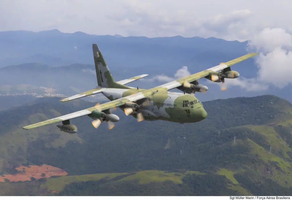 Last flight of C-130 Hercules from Brazilian Air Force