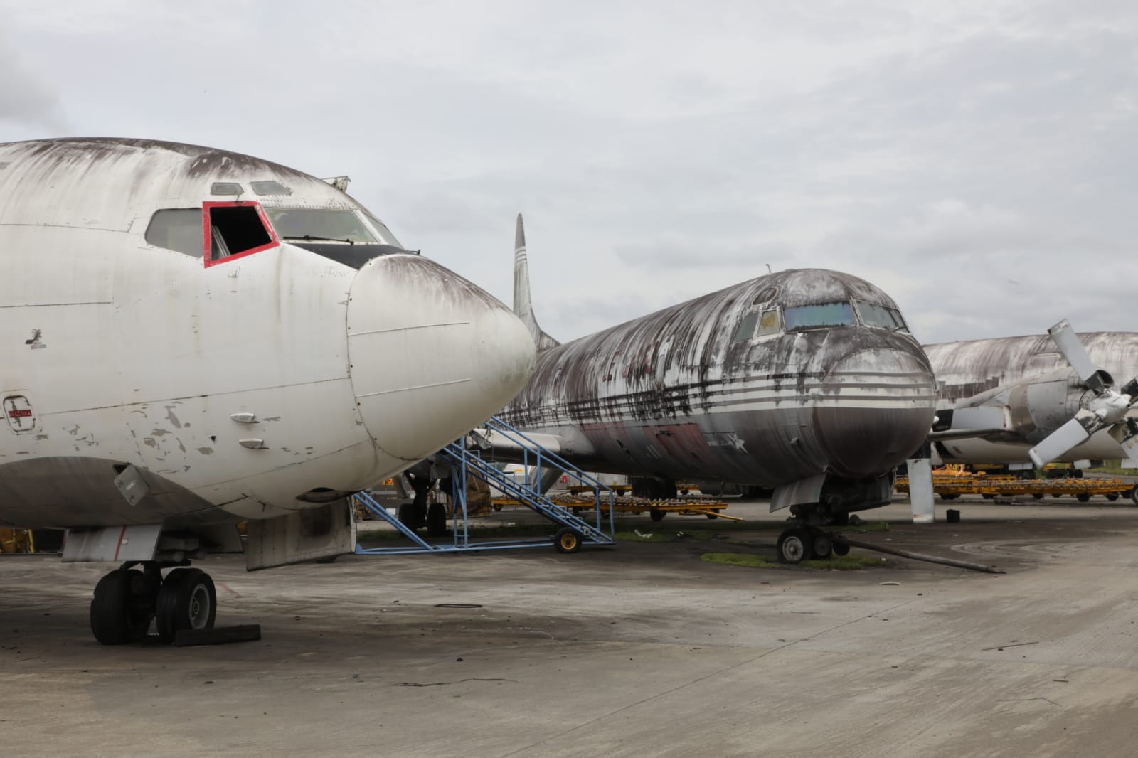 Aeronaves abandonadas en el Aeropuerto de Tocumen