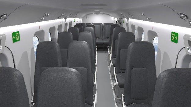 Interiores del 300-G de Twin Otter.