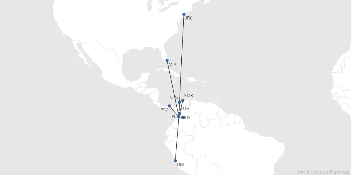 Rutas desde Pereira Colombia - Julio 2024