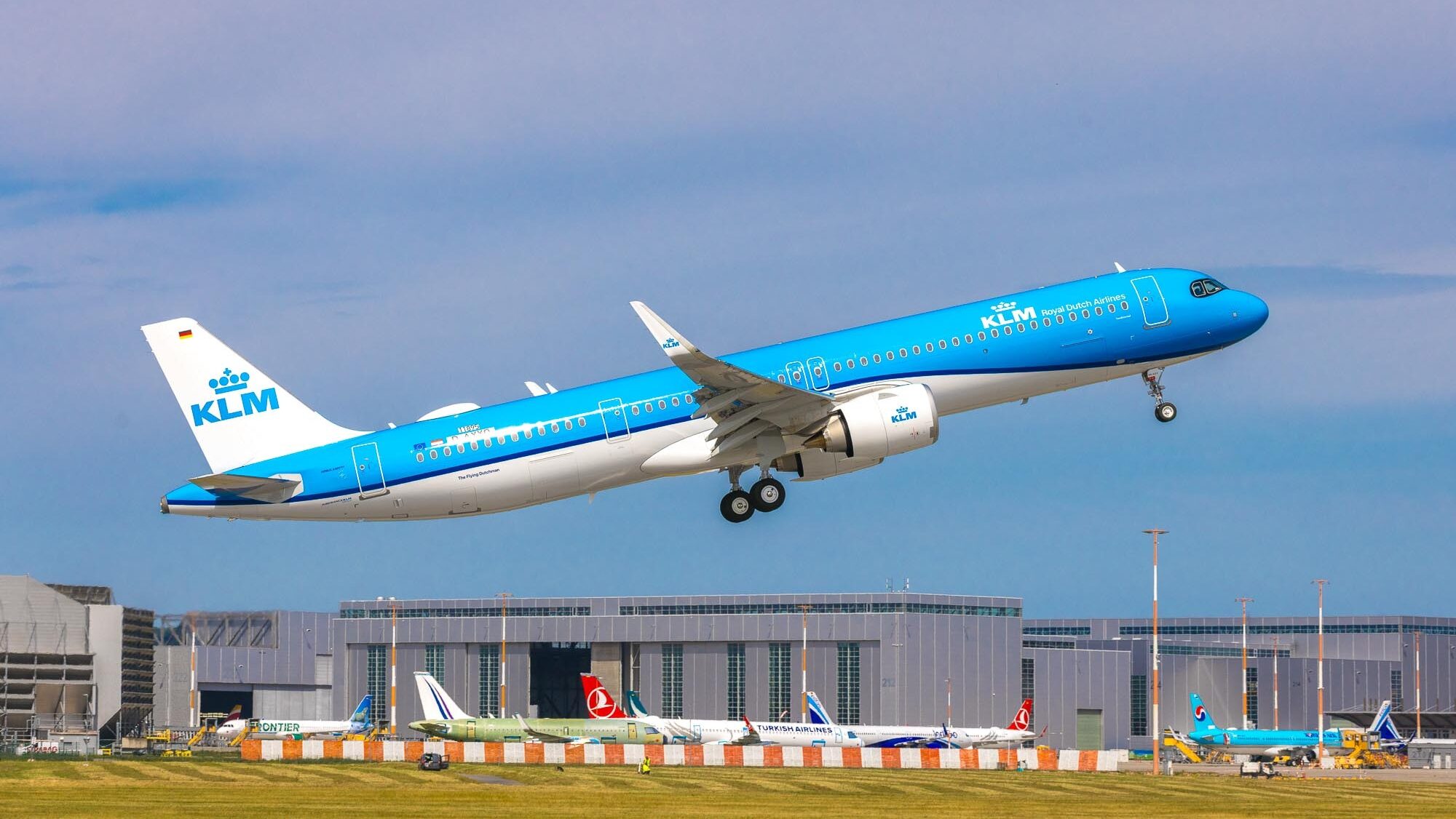 Primer vuelo del Airbus A321neo de KLM - Foto KLM en X